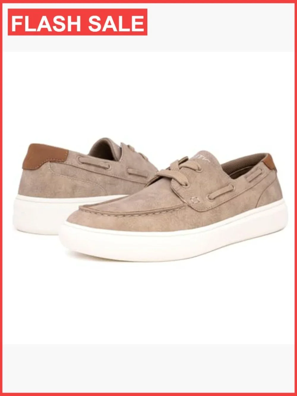 Men's Boat Shoe Casual Loafers Comfort Sneaker Walking Mocc-On Lace-Up